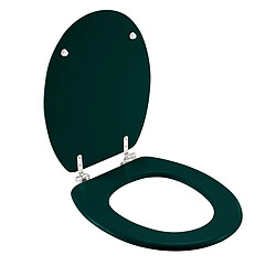 Avis Douceur D'Interieur Abattant WC Imprimé Jade 46cm Vert