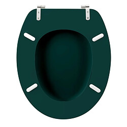 Acheter Douceur D'Interieur Abattant WC Imprimé Jade 46cm Vert