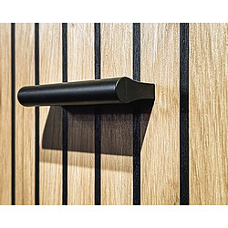 Paris Prix Ensemble Vestiaire 4P Miroir Marco 203cm Naturel & Gris pas cher