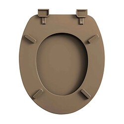 Acheter Douceur D'Interieur Abattant WC Uni Vitamine 45cm Taupe