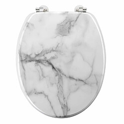 Abattant WC Déco Havane 46cm Blanc - Bricolage