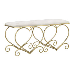 Paris prix Banc design Heart – Crème