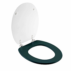 Acheter Douceur D'Interieur Abattant WC Imprimé Ginkoblue 45cm Vert Foncé