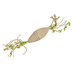 Paris Prix Jouet pour Chat Ovale & Ficelles 26cm Naturel