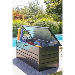 Paris Prix Coffre de Jardin en Métal Scatola 165cm Gris Anthracite pas cher