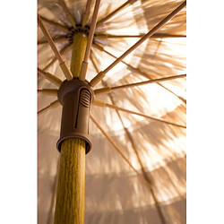 Paris prix Parasol de plage à franges - Marron
