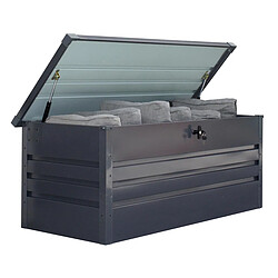 Paris Prix Coffre de Jardin en Métal Scatola 165cm Gris Anthracite