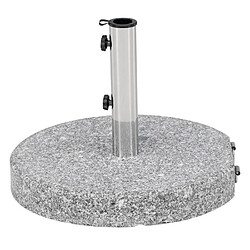 Paris prix pied de parasol rond - Gris