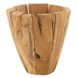 Paris Prix Cache-Pot en Bois Jack Teck 40cm Naturel 