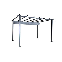 Paris prix Pergola avec toit Lazio - Gris et noir