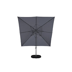 Paris prix parasol déporté carré - Gris foncé