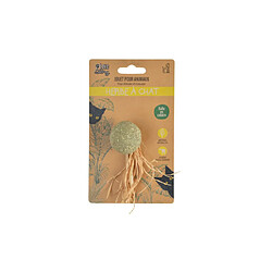 Paris Prix Jouet pour Chat Balle & Herbe 14cm Naturel