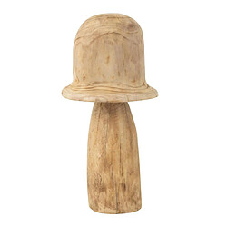Paris Prix Champignon Déco en Bois Cloche 60cm Naturel