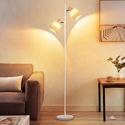 ZMH Lampadaire 2 Flammes Vintage 154cm E14 Salon Chambre D'enfant