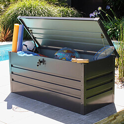 Acheter Paris Prix Coffre de Jardin en Métal Scatola 165cm Gris Anthracite