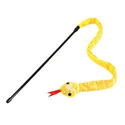 Paris Prix Jouet Pour Chat Canne À Pêche Serpent 40cm Jaune