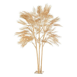 Paris Prix Arbre Déco en Métal Palmier 250cm Or