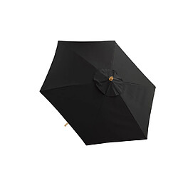 Paris prix Parasol bois Corypho - Noir