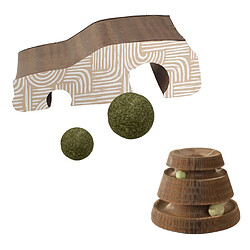 Paris Prix Jouet Griffoir Pour Chat Magique 18cm Naturel