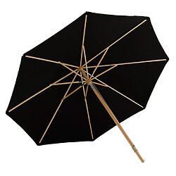 Paris prix Parasol en bois - Noir