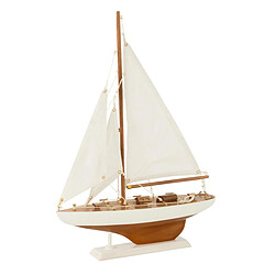 Paris Prix Voilier Déco en Bois Harrison 43cm Blanc