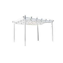 Paris prix Pergola avec toit Lazio - Blanc