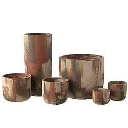 Paris Prix Pot Déco en Terre Cuite Miltos 15cm Multicolore