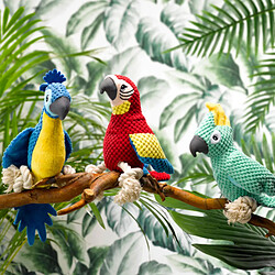 Avis Paris Prix Jouet Peluche pour Chien Perroquet 33cm Bleu