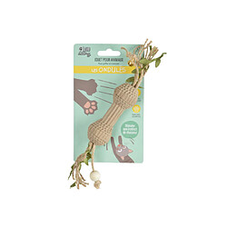 Paris Prix Jouet pour Chat Haltère & Ficelles 17cm Naturel