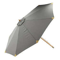 Paris prix Parasol inclinable bois - Gris