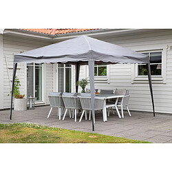 Paris Prix Pavillon en Tissu Gazebo 295cm Gris