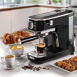 Machine à expresso 15 bar noir - 1381NOIR - ARIETE pas cher