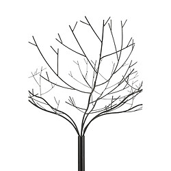 Paris Prix Arbre Déco en Métal Maynard 180cm Noir