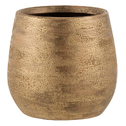Paris Prix Cache-Pot Déco Irrégulier Rugueux 23cm Or