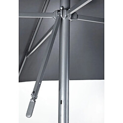Paris prix Parasol carré push-up - Gris anthracite