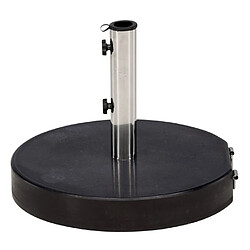 Paris prix Pied de parasol rond en granit - Gris