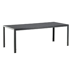 Paris prix Table de jardin repas - Noir