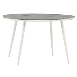 Paris Prix Table de Jardin Ronde Break 120cm Gris