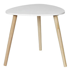 Paris prix Table d'appoint scandinave - Blanc & naturel