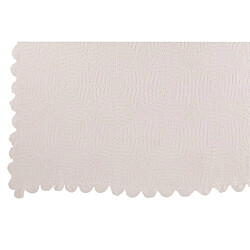 J-Line Nappe dentelle en coton blanc 200x135cm