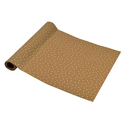 Paris Prix Chemin de Table Anniversaire Kraft 28x500cm Naturel