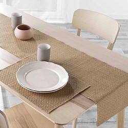 Paris Prix Chemin de Table en Jute Modalie 35x140cm Beige