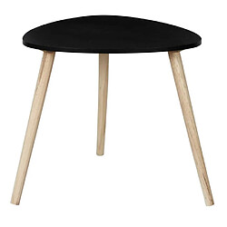 Paris prix Table d'appoint scandinave Shelly - Noir et naturel