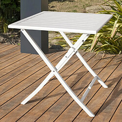 Paris prix table de jardin pliante - Gris pas cher