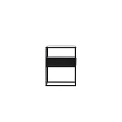 Avis Paris prix Table d'appoint verre - Noir