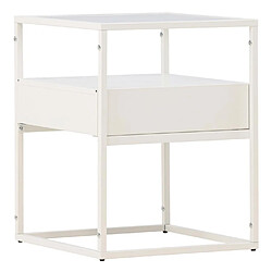 Paris prix Table d'appoint Fortaleza - Blanc