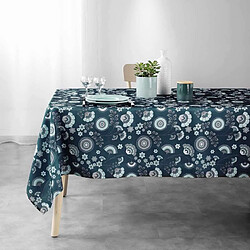 Avis Douceur D'Interieur Nappe Imprimée Garance 145x240cm Bleu