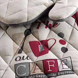 Paris Prix Gant & Manique Coton Déjeuner 28cm Taupe