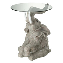 Paris prix Table d'appoint éléphant - Gris