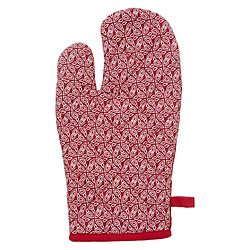 Atmosphera Gant & Manique Imprimé Olia 32cm Rouge